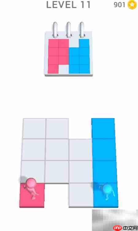 Colored The Square第11关通关攻略