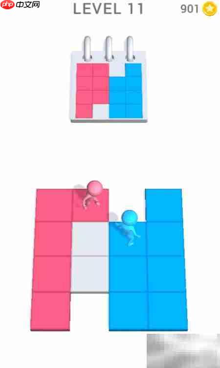 Colored The Square第11关通关攻略