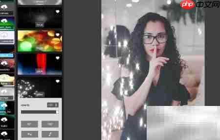 如何使用PILXR的Glitter滤镜