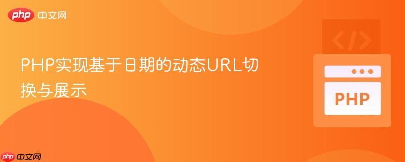 PHP实现基于日期的动态URL切换与展示