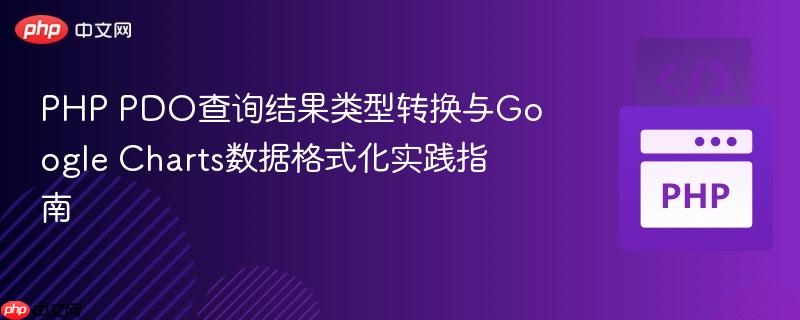 PHP PDO查询结果类型转换与Google Charts数据格式化实践指南