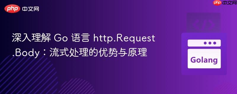 深入理解 Go 语言 http.Request.Body：流式处理的优势与原理
