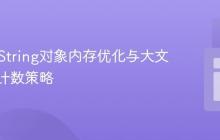 Java中String对象内存优化与大文件字符计数策略