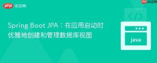 Spring Boot JPA：在应用启动时优雅地创建和管理数据库视图