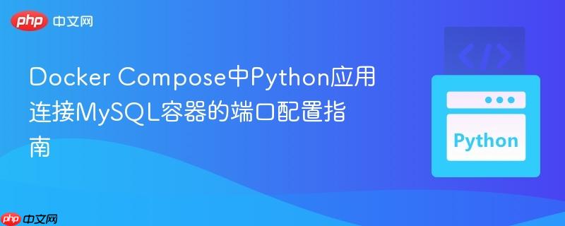 Docker Compose中Python应用连接MySQL容器的端口配置指南