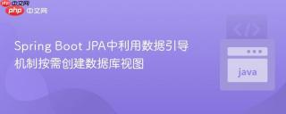 Spring Boot JPA中利用数据引导机制按需创建数据库视图
