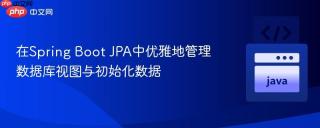 在Spring Boot JPA中优雅地管理数据库视图与初始化数据