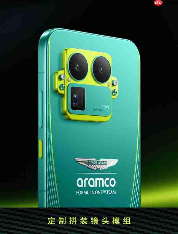 真我GT8 Pro阿斯顿马丁F1限量版外观公布:车队同款激情柠撞色+银翼徽标