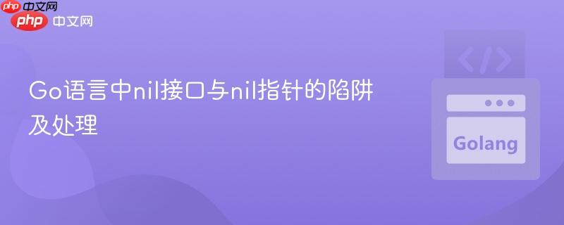 Go语言中nil接口与nil指针的陷阱及处理
