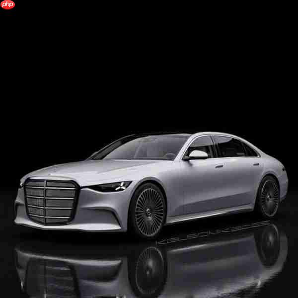 全新一代奔驰S级渲染图曝光 配备大尺寸盾牌式前格栅