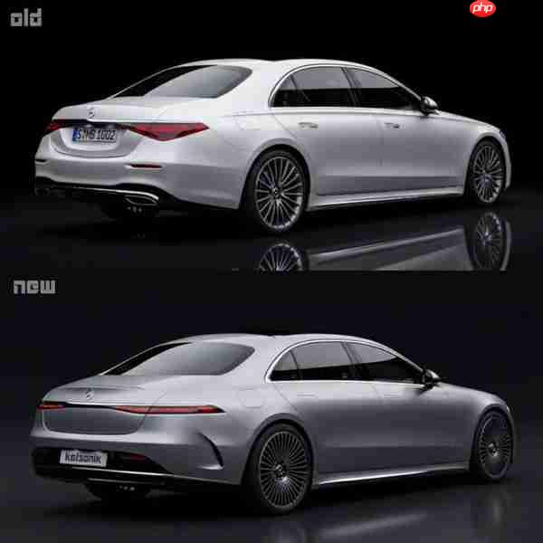 全新一代奔驰S级渲染图曝光 配备大尺寸盾牌式前格栅