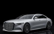 全新一代奔驰S级渲染图曝光 配备大尺寸盾牌式前格栅