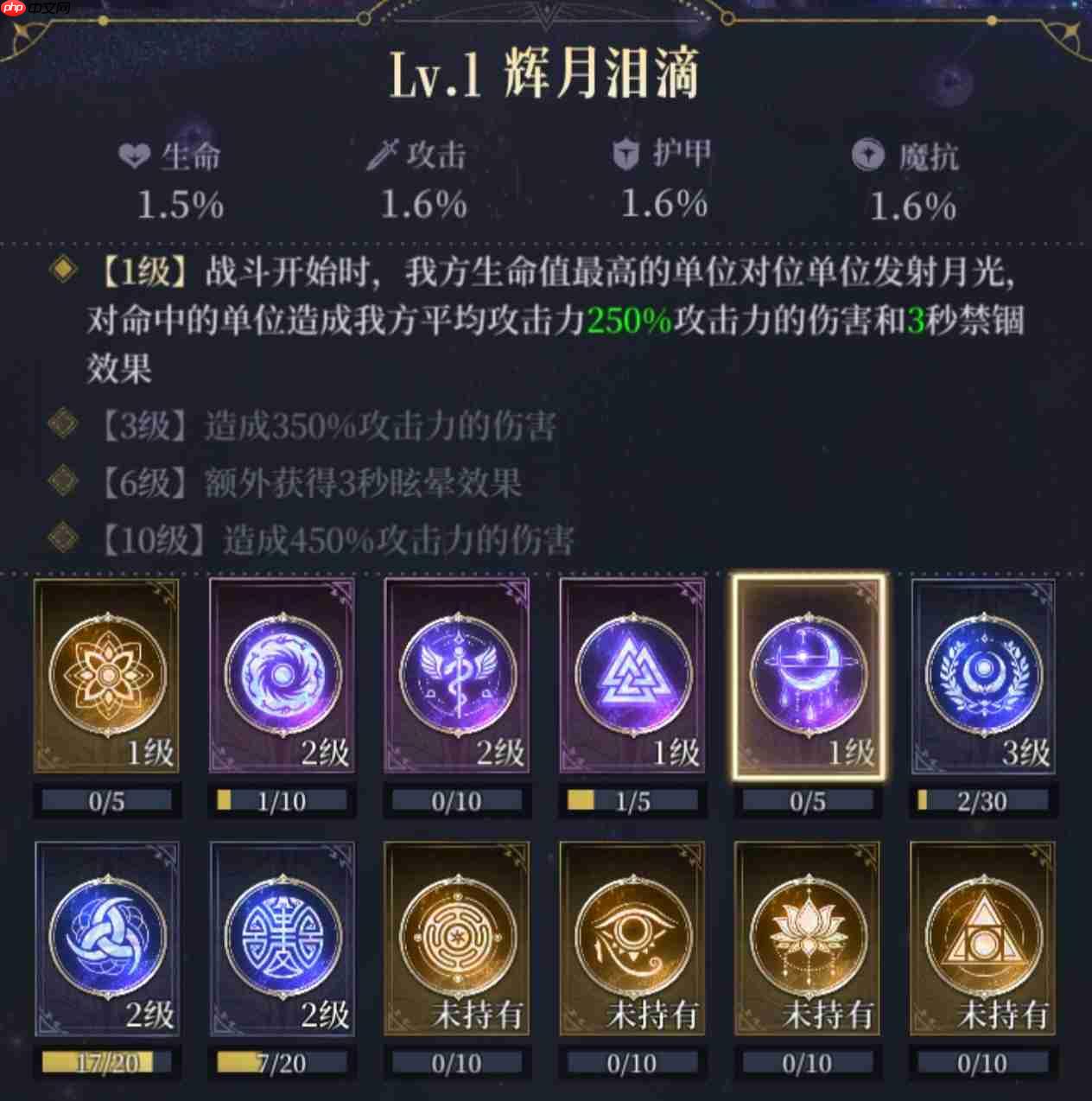 《不朽箴言》命轮系统图腾详解