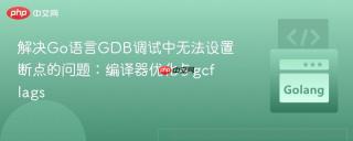 解决Go语言GDB调试中无法设置断点的问题：编译器优化与gcflags