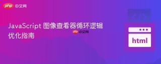 JavaScript 图像查看器循环逻辑优化指南