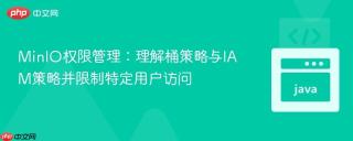 MinIO权限管理：理解桶策略与IAM策略并限制特定用户访问