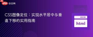 CSS图像定位：实现水平居中与垂直下移的实用指南