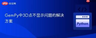 GemPy中3D点不显示问题的解决方案