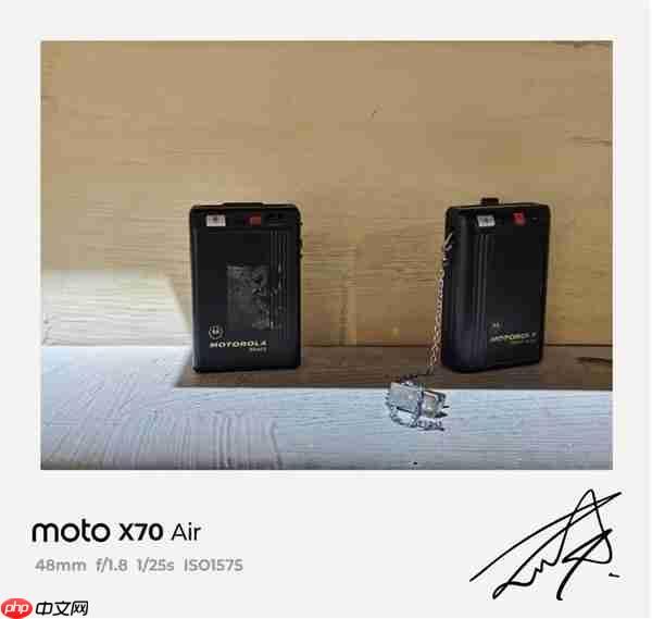 联想moto X70 Air上手:超薄机身+AI 轻薄手机标杆