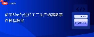 使用SimPy进行工厂生产线离散事件模拟教程