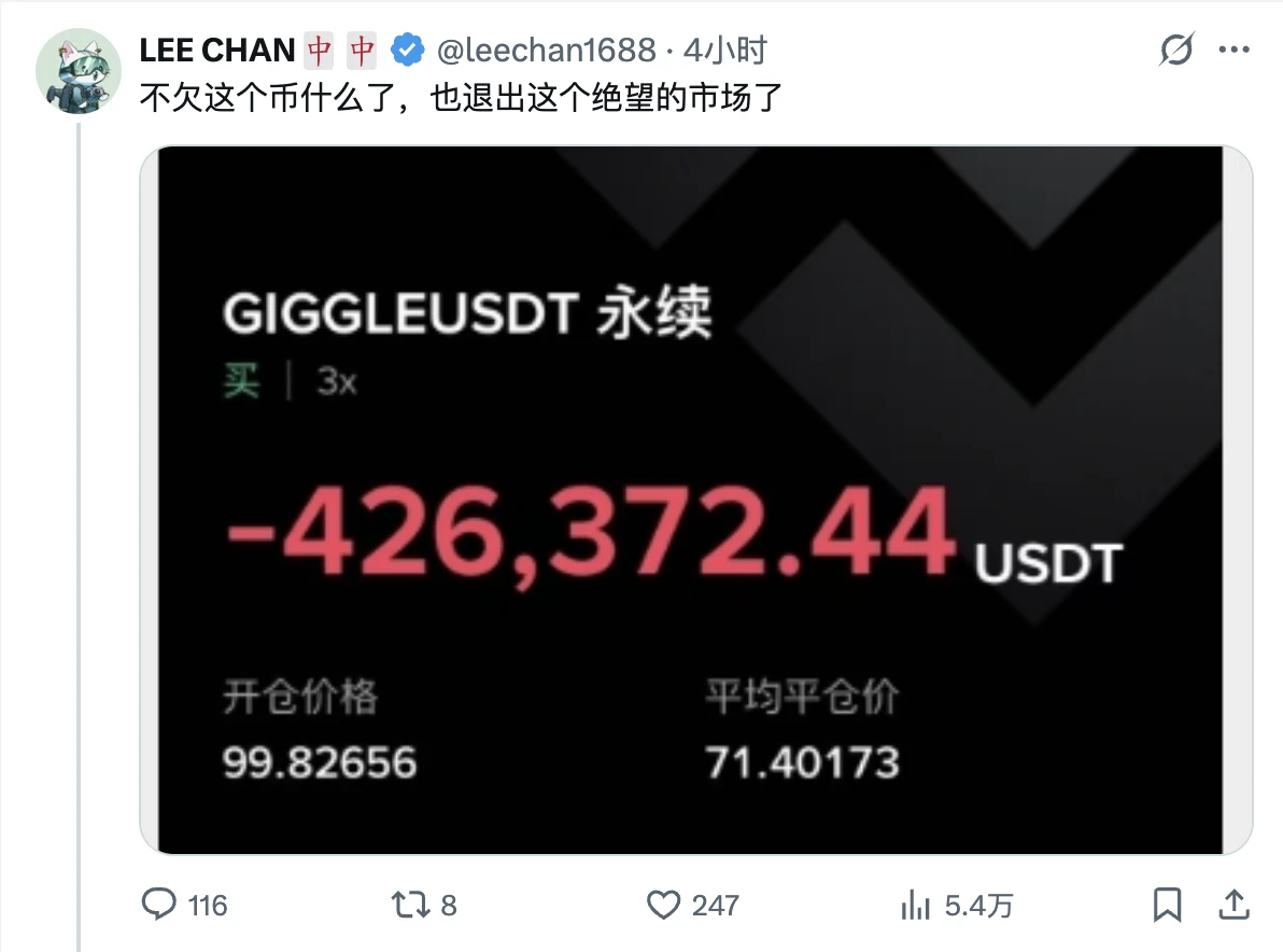 GIGGLE惊现过山车行情,BSC生态闪崩是谁的责任?