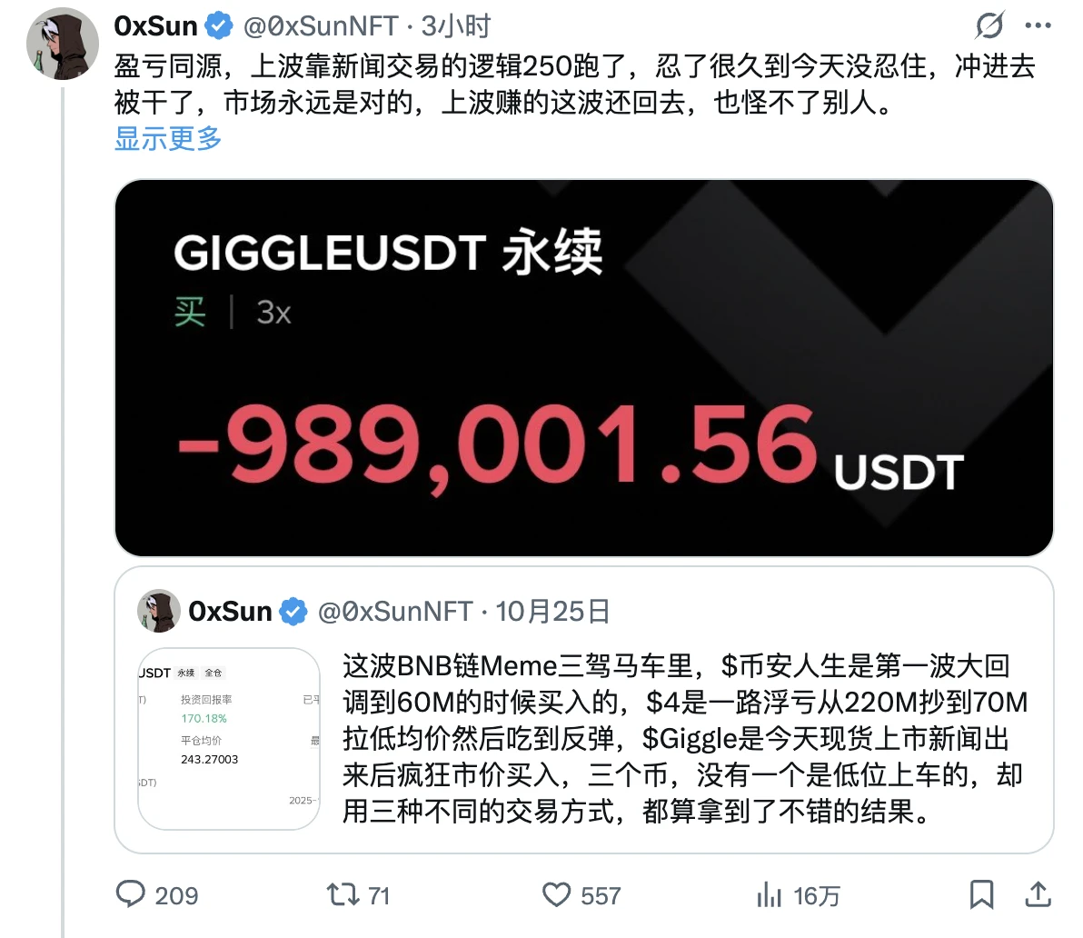GIGGLE惊现过山车行情,BSC生态闪崩是谁的责任?