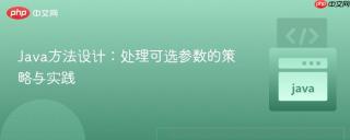Java方法设计：处理可选参数的策略与实践