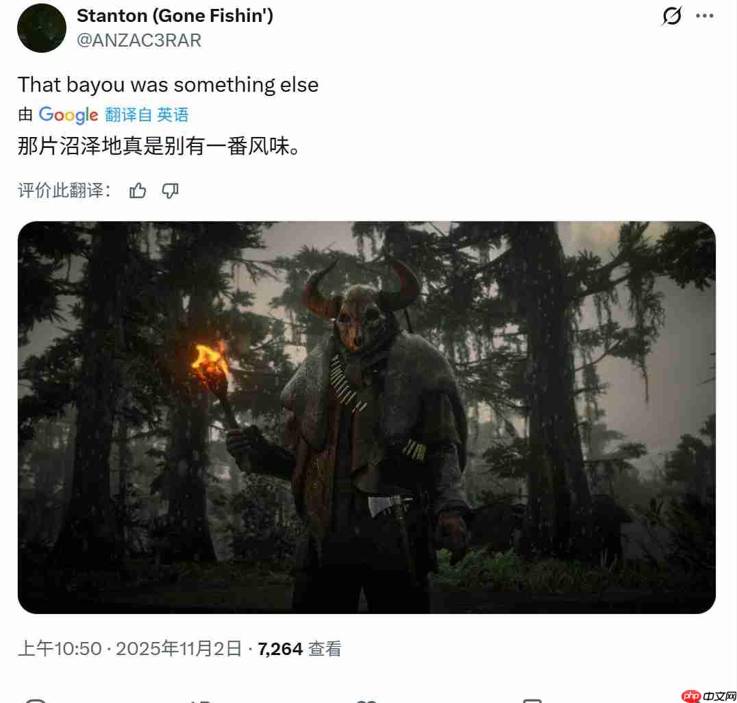 玩家怀念《荒野大镖客2》恐怖沼泽 希望《GTA6》也能加入恐怖元素