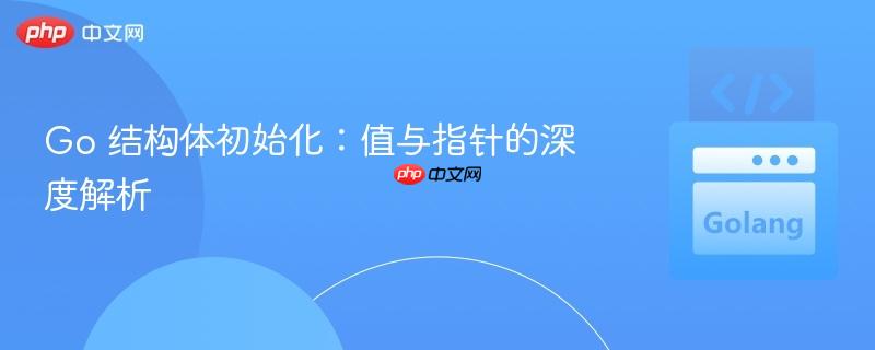 Go 结构体初始化:值与指针的深度解析