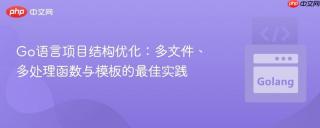 Go语言项目结构优化：多文件、多处理函数与模板的最佳实践