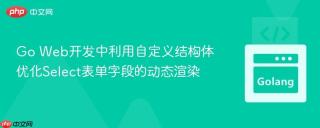 Go Web开发中利用自定义结构体优化Select表单字段的动态渲染