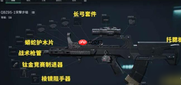 三角洲行动QBZ95-1突击步枪战场配置