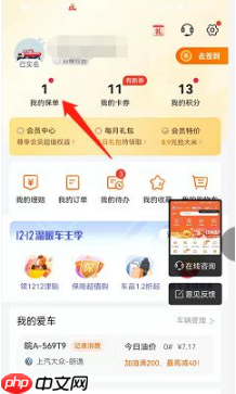 《平安好车主》我的保单查看方法