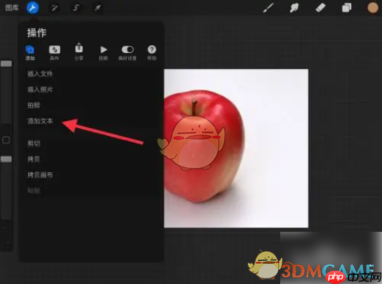 《procreate》添加文字方法