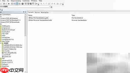 文件与个人地理数据库区别