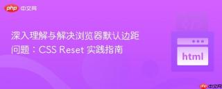 深入理解与解决浏览器默认边距问题：CSS Reset 实践指南