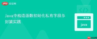 Java中构造函数初始化私有字段与封装实践