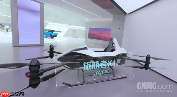 小鹏科技园汇天全新展厅首次公开!多款飞行汽车亮相