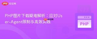 PHP图片下载疑难解析：应对User-Agent限制与高效实践