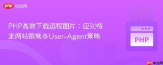 PHP高效下载远程图片：应对特定网站限制与User-Agent策略