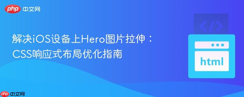 解决iOS设备上Hero图片拉伸：CSS响应式布局优化指南