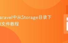 PHP/Laravel中从Storage目录下载Excel文件教程