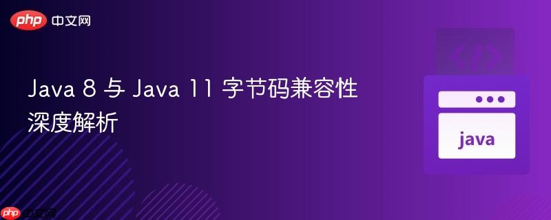 Java 8 与 Java 11 字节码兼容性深度解析