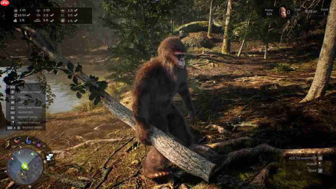 大脚怪模拟游戏《Bigfoot Life》现已登陆Steam