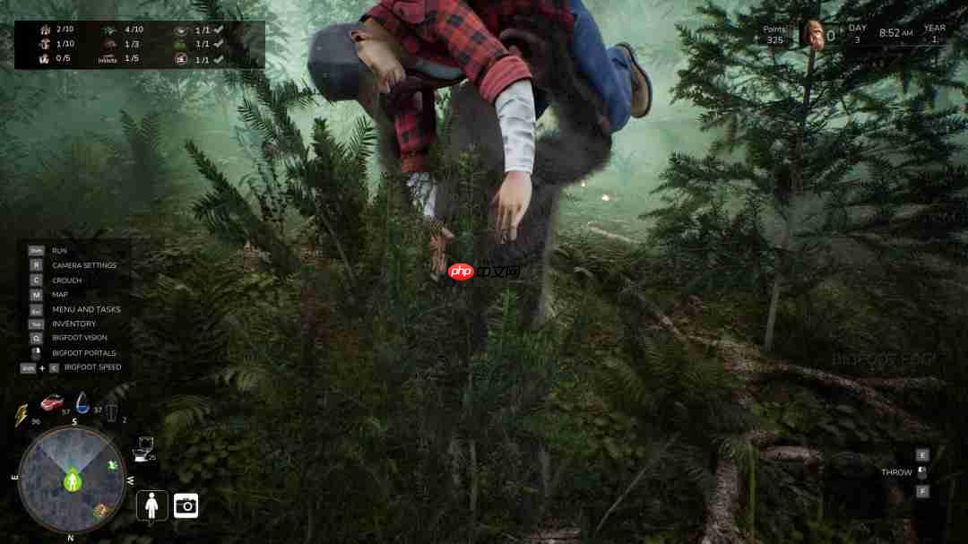 大脚怪模拟游戏《Bigfoot Life》现已登陆Steam