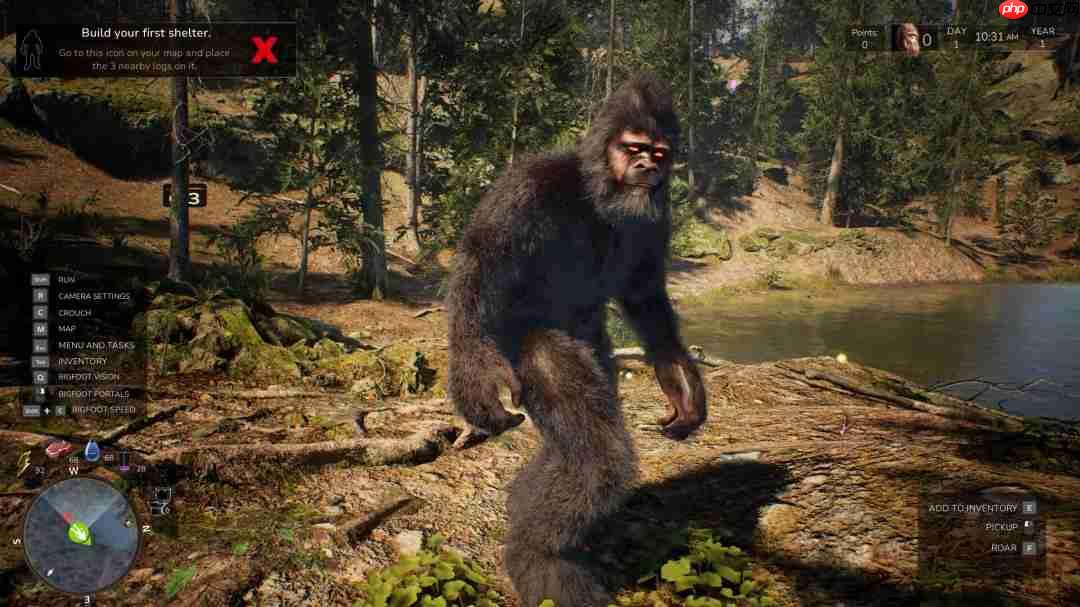 大脚怪模拟游戏《Bigfoot Life》现已登陆Steam