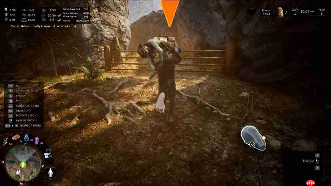 大脚怪模拟游戏《Bigfoot Life》现已登陆Steam