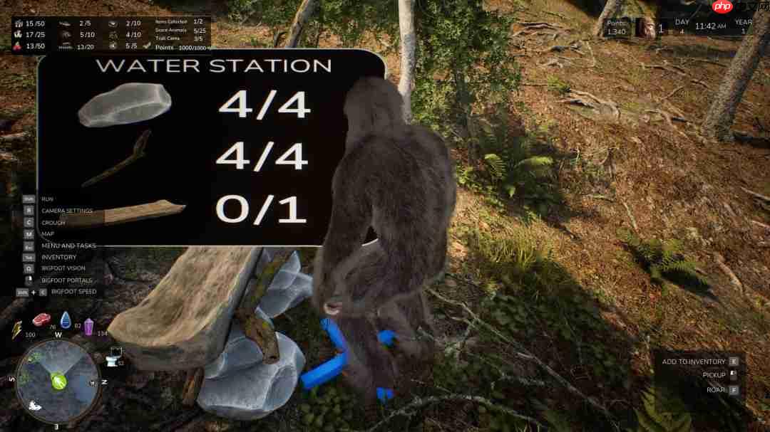 大脚怪模拟游戏《Bigfoot Life》现已登陆Steam