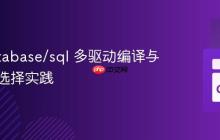 Go database/sql 多驱动编译与运行时选择实践