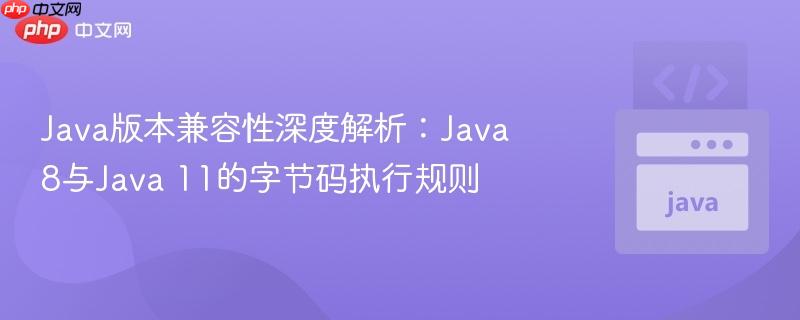 java版本兼容性深度解析:java 8与java 11的字节码执行规则